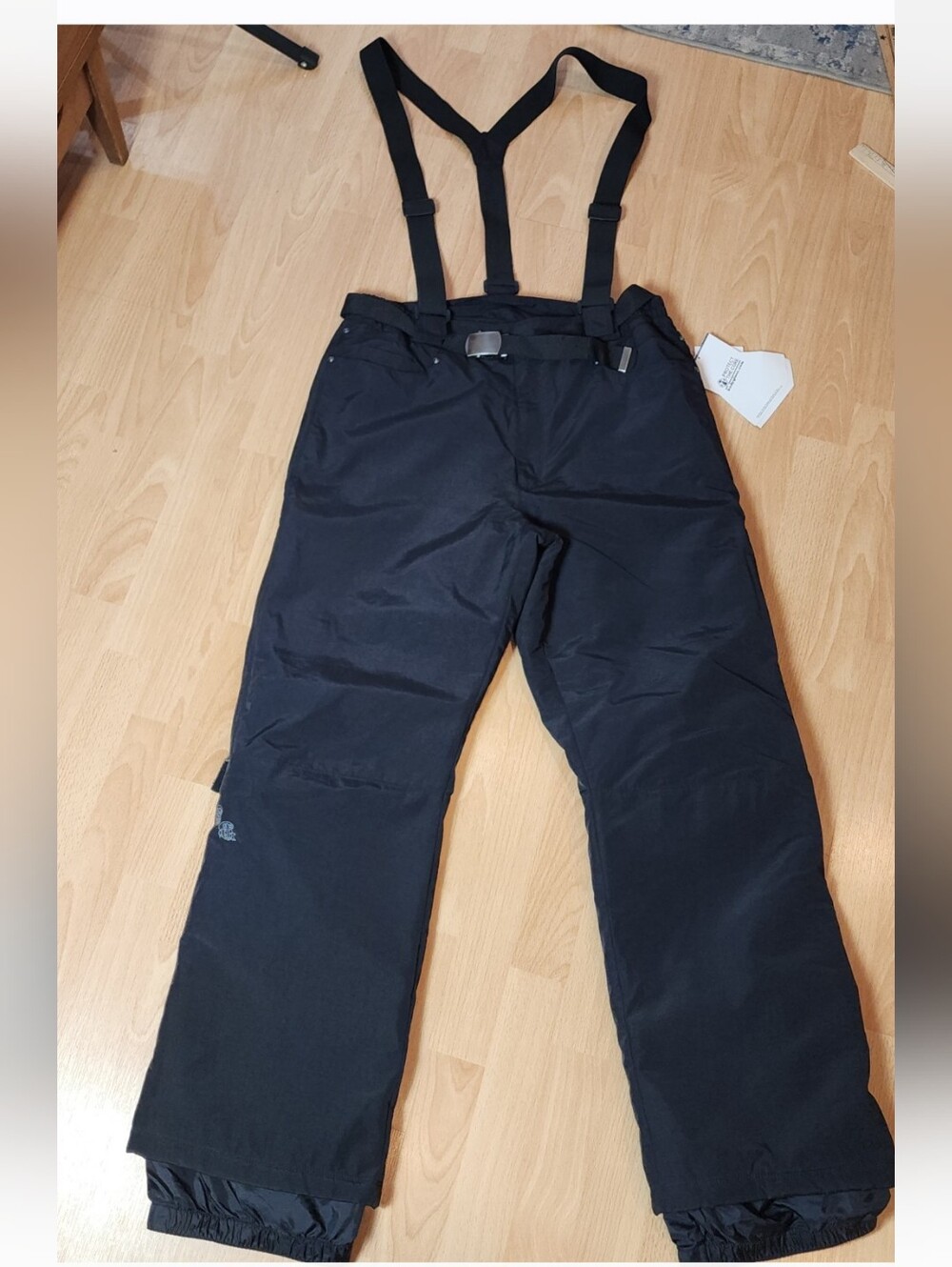NWT Body Glove Black Insulated Snow Pants Removable Suspender Straps Men's XL